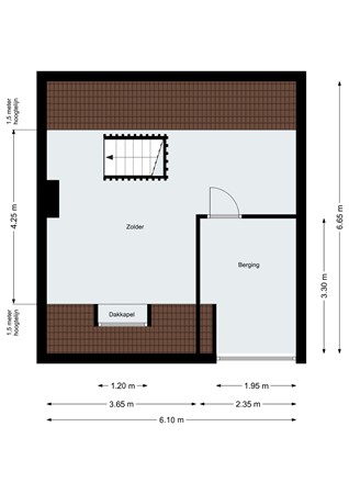 Floorplan - Zuidsingel 17, 4611 LG Bergen op Zoom